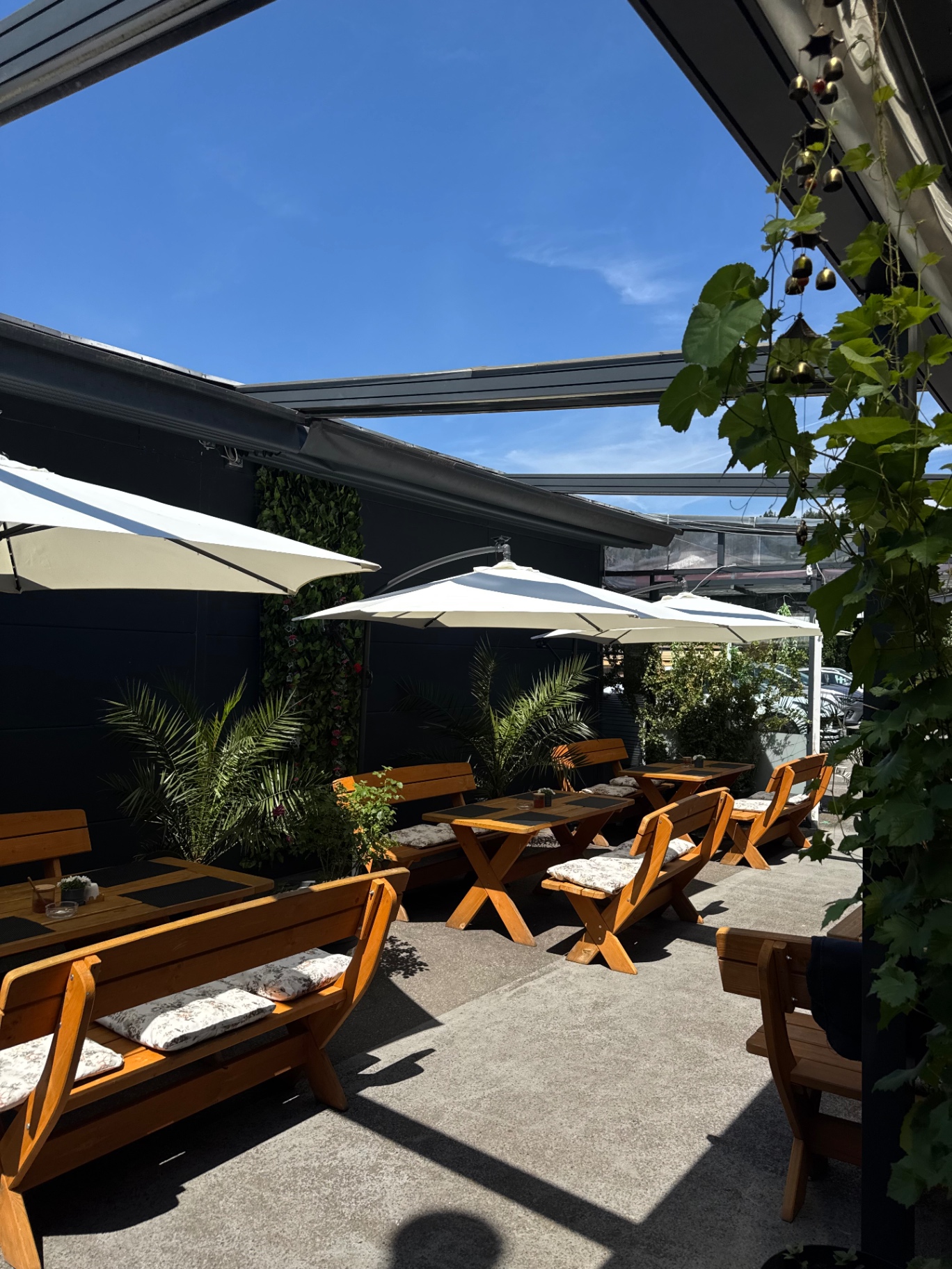 Terrasse am Tag